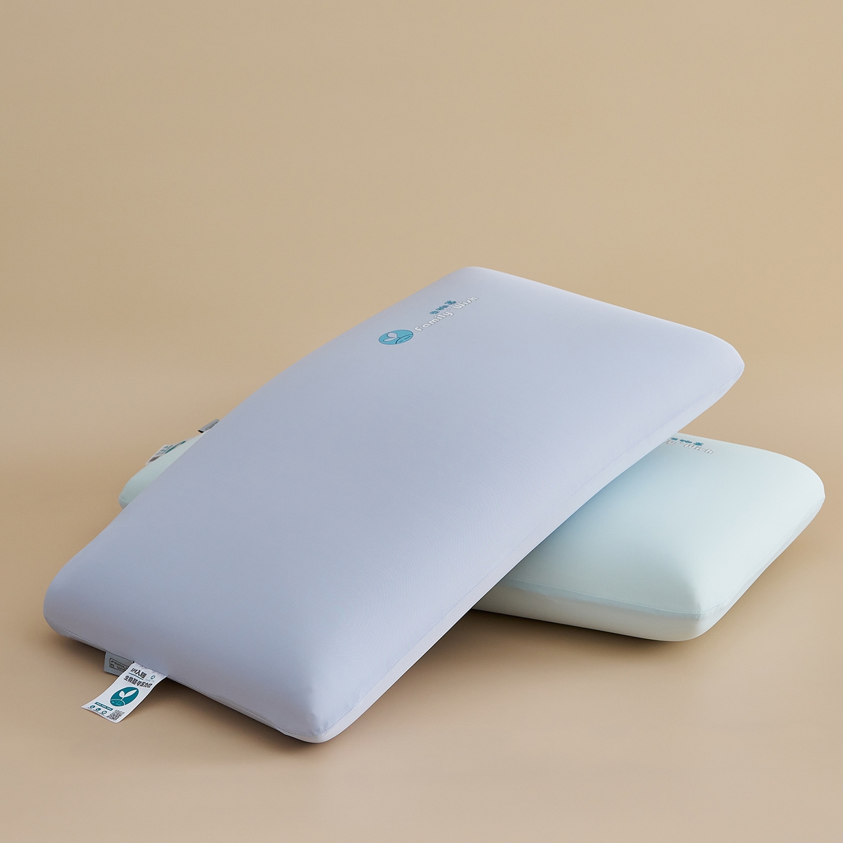 91家纺网 家纺一手货源 找家纺 鼎盛乳胶 2025新款生物基炫彩云感枕枕头枕芯 紫