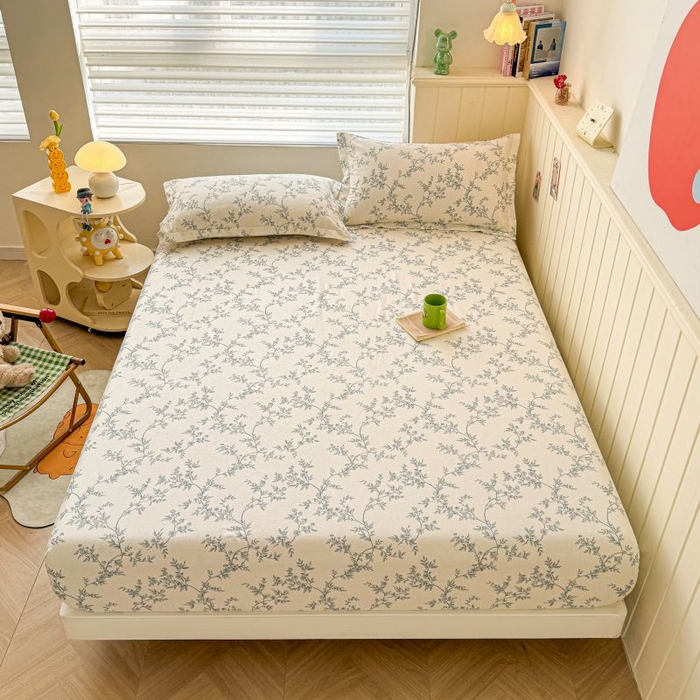 91家纺网 家纺一手货源 找家纺 （总）名优家纺 2025新款12868全棉印花外贸床笠