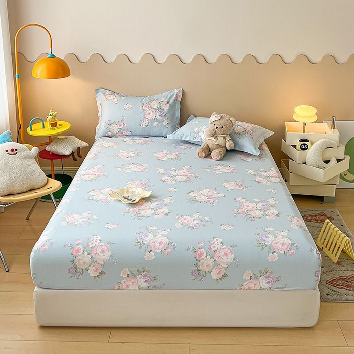 91家纺网 家纺一手货源 找家纺 （总）名优家纺 2025新款12868全棉印花外贸床笠