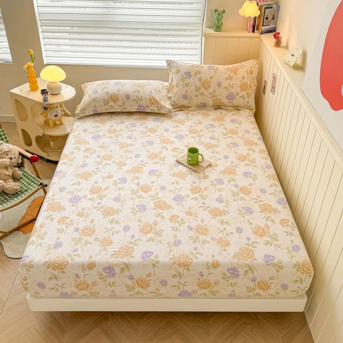 91家纺网 家纺一手货源 找家纺 （总）名优家纺 2025新款12868全棉印花外贸床笠