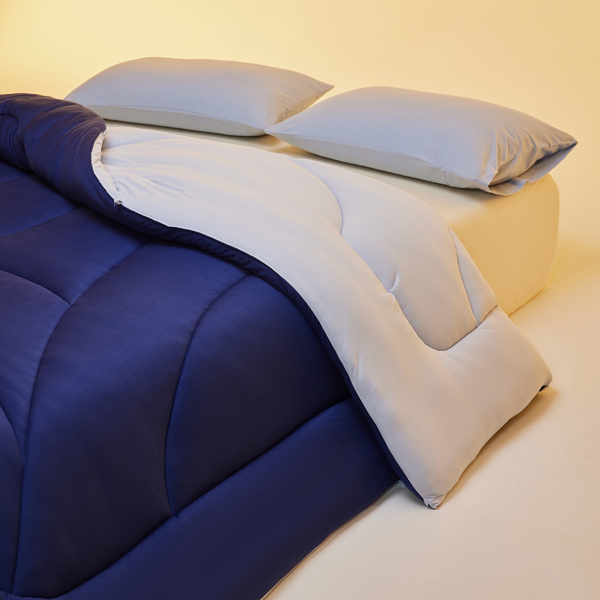 91家纺网 家纺一手货源 找家纺 （总）玛德琳 2025新款10A中科抗菌深睡云朵被子被芯-无影图