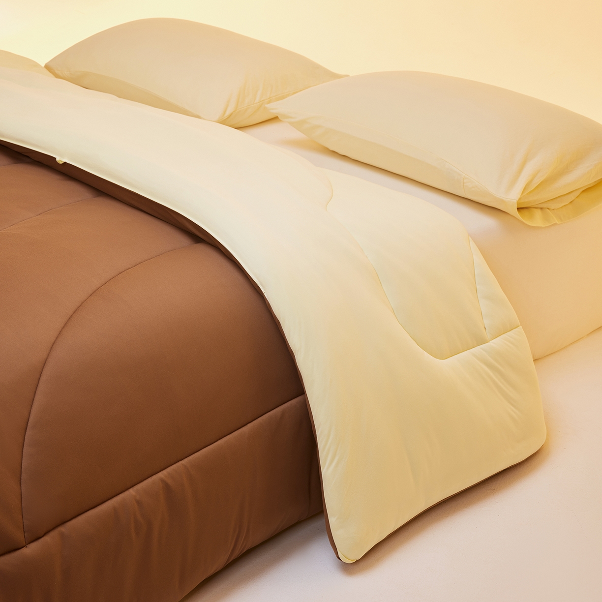 91家纺网 家纺一手货源 找家纺 玛德琳 2025新款10A中科抗菌深睡云朵被子被芯-无影图 摩卡慕斯