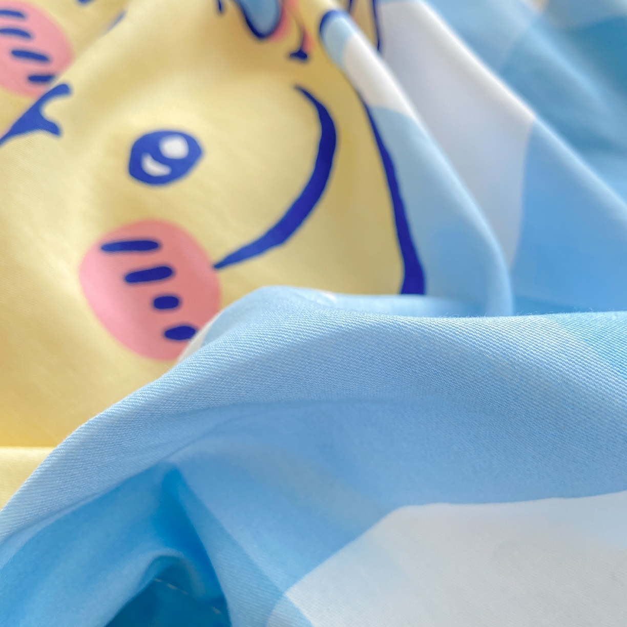 91家纺网 家纺一手货源 找家纺 （总）博雅 2025新款吉伊卡哇正版授权全棉卡通印花四件套