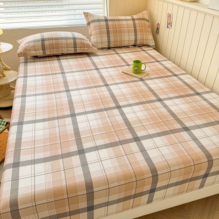 91家纺网 家纺一手货源 找家纺 名优家纺 2025新款12868全棉印花外贸床笠 罗德里