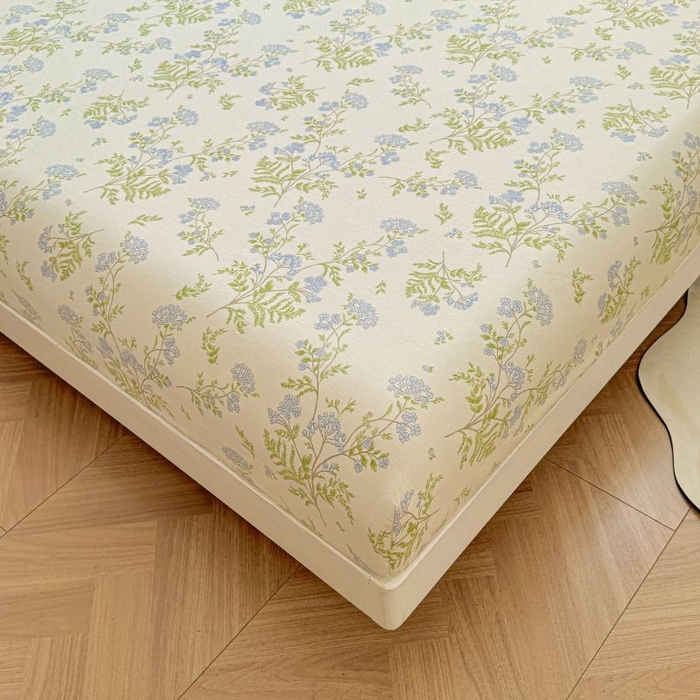 91家纺网 家纺一手货源 找家纺 名优家纺 2025新款12868全棉印花外贸床笠 麦兜