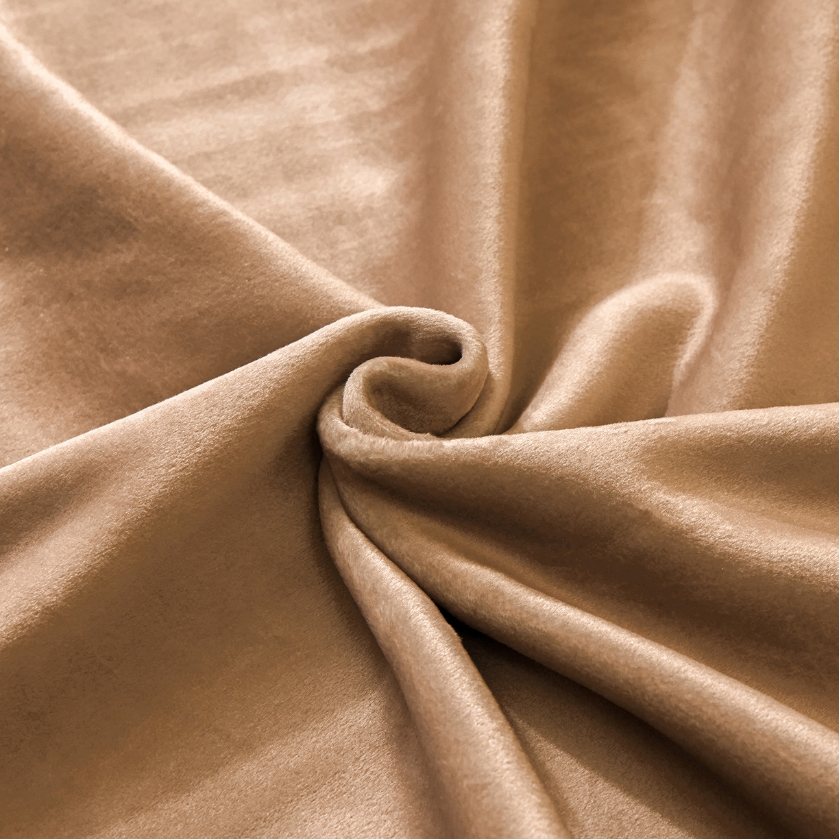 91家纺网 家纺一手货源 找家纺 （总）禧禾 2025新款300g氨超锦狐绒数码印花毛毯-米吉拉 咖