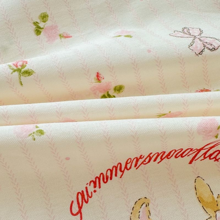 91家纺网 家纺一手货源 找家纺 名优家纺 2025新款12868全棉印花外贸床笠 甜蜜纪念日