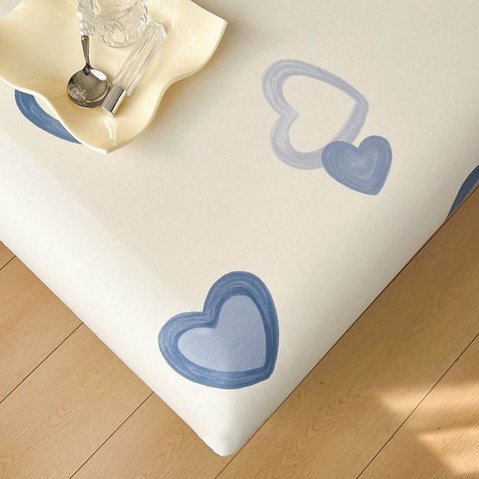 91家纺网 家纺一手货源 找家纺 名优家纺 2025新款12868全棉印花外贸床笠 小欣喜