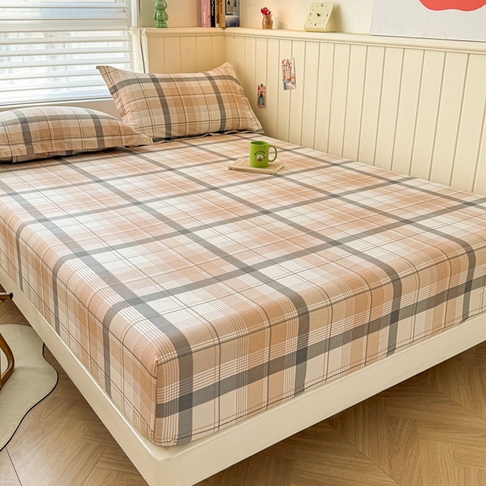 91家纺网 家纺一手货源 找家纺 名优家纺 2025新款全棉纯棉12868韩版小清新系列床笠单件--单床笠 罗德里