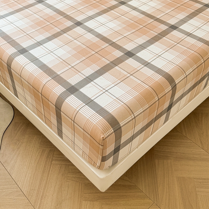 91家纺网 家纺一手货源 找家纺 名优家纺 2025新款全棉纯棉12868韩版小清新系列床笠单件--单床笠 罗德里