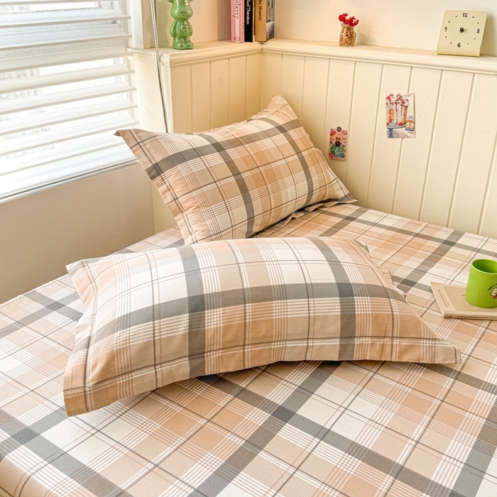 91家纺网 家纺一手货源 找家纺 名优家纺 2025新款全棉纯棉12868韩版小清新系列床笠单件--单床笠 罗德里