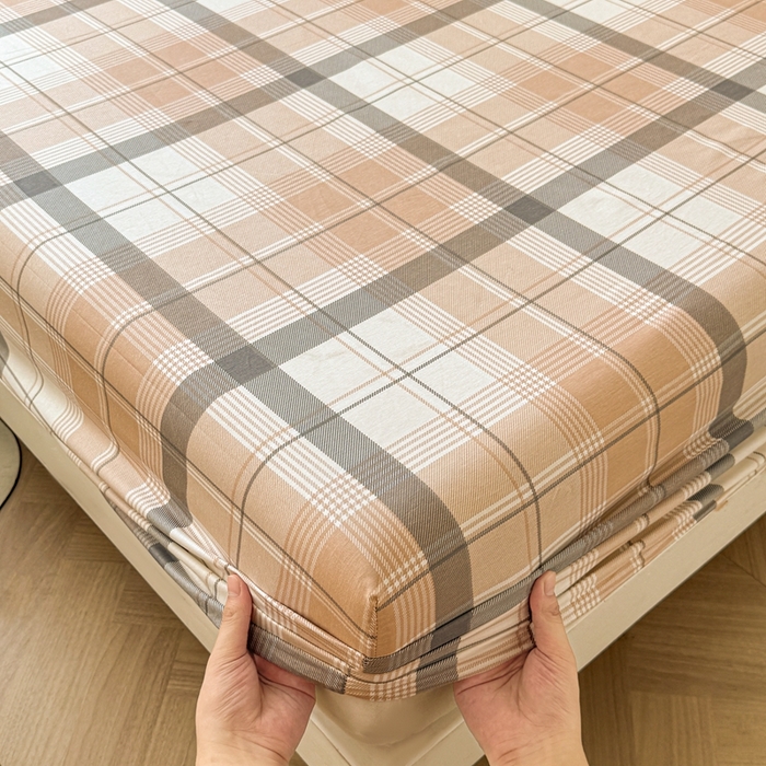 91家纺网 家纺一手货源 找家纺 名优家纺 2025新款全棉纯棉12868韩版小清新系列床笠单件--单床笠 罗德里