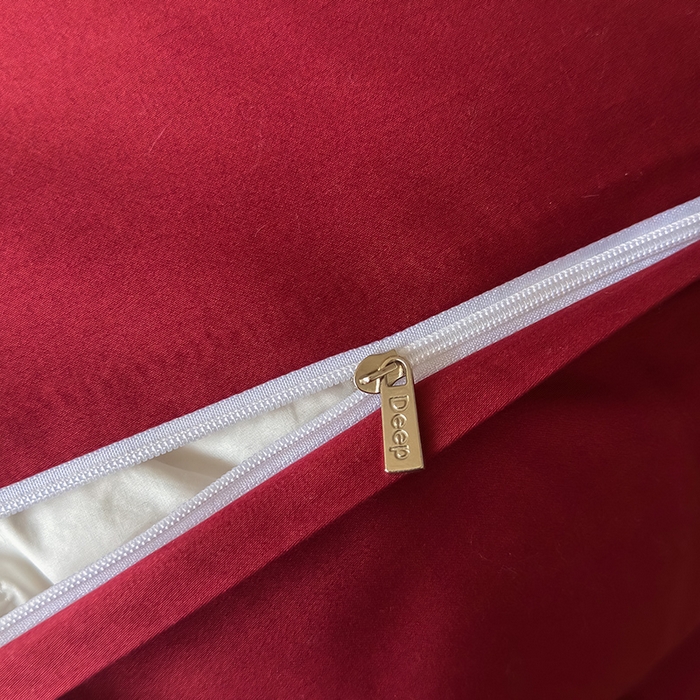 91家纺网 家纺一手货源 找家纺 （总）Mr.pig猪先生水洗棉 2025新款婚庆长绒棉贡缎绣花四件套-禧时