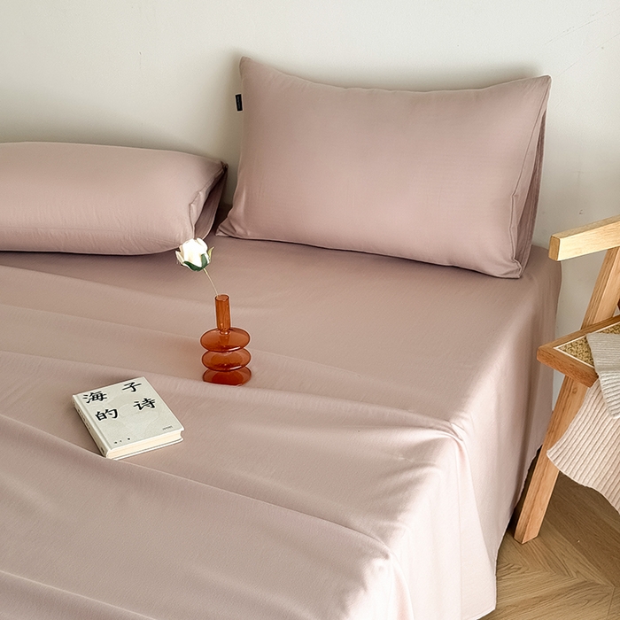 91家纺网 家纺一手货源 找家纺 （总）Mr.pig猪先生水洗棉 2025新款全棉人字纹单床单