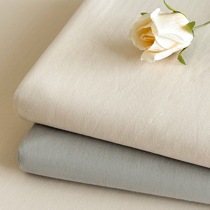 91家纺网 家纺一手货源 找家纺 Mr.pig猪先生水洗棉 2025新款全棉人字纹单床单 组合