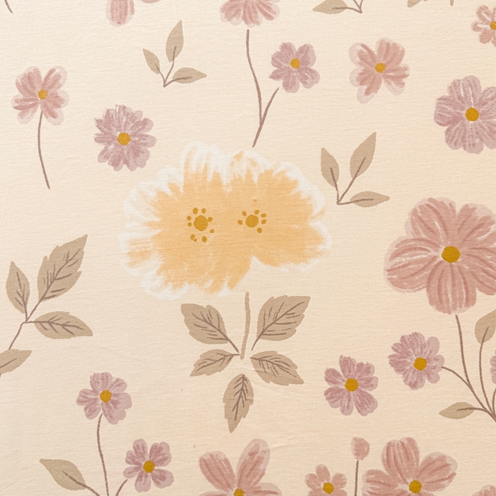 91家纺网 家纺一手货源 找家纺 名优家纺 2025新款全棉纯棉12868韩版小清新系列床笠单件--单床笠 秋日确幸-豆沙