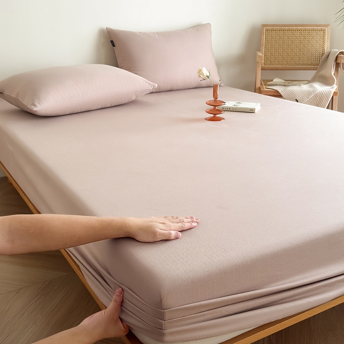 91家纺网 家纺一手货源 找家纺 （总）Mr.pig猪先生水洗棉 2025新款全棉人字纹单床笠