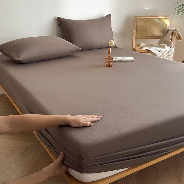 91家纺网 家纺一手货源 找家纺 （总）Mr.pig猪先生水洗棉 2025新款全棉人字纹单床笠