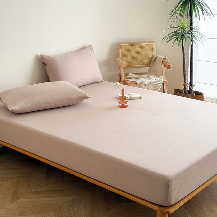 91家纺网 家纺一手货源 找家纺 （总）Mr.pig猪先生水洗棉 2025新款全棉人字纹单床笠