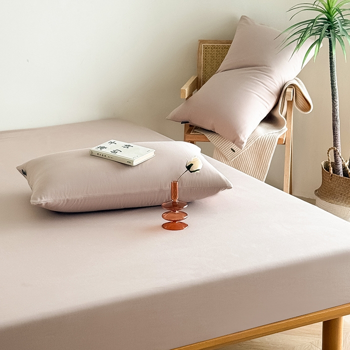 91家纺网 家纺一手货源 找家纺 （总）Mr.pig猪先生水洗棉 2025新款全棉人字纹单床笠