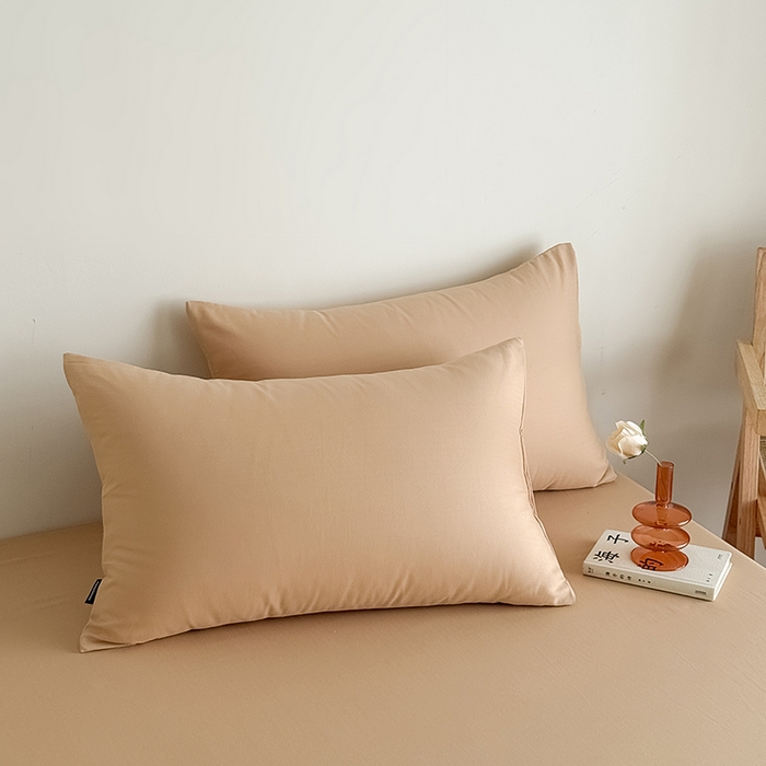 91家纺网 家纺一手货源 找家纺 Mr.pig猪先生水洗棉 2025新款全棉人字纹单床笠 浅咖