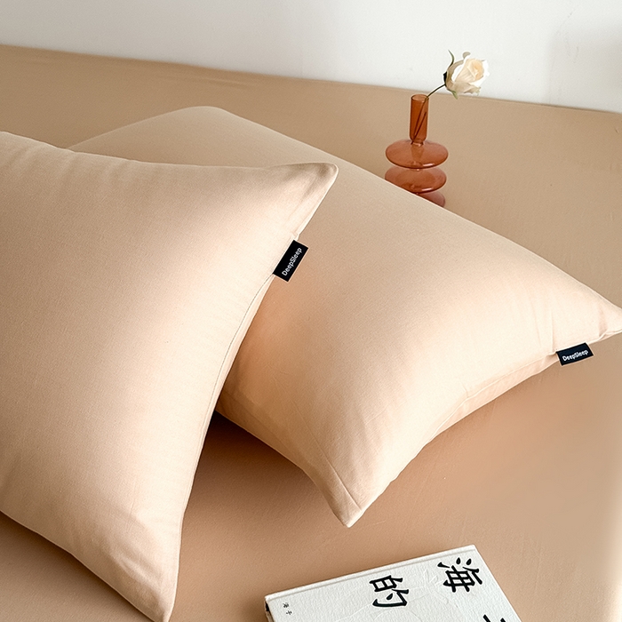 91家纺网 家纺一手货源 找家纺 Mr.pig猪先生水洗棉 2025新款全棉人字纹单床笠 浅咖