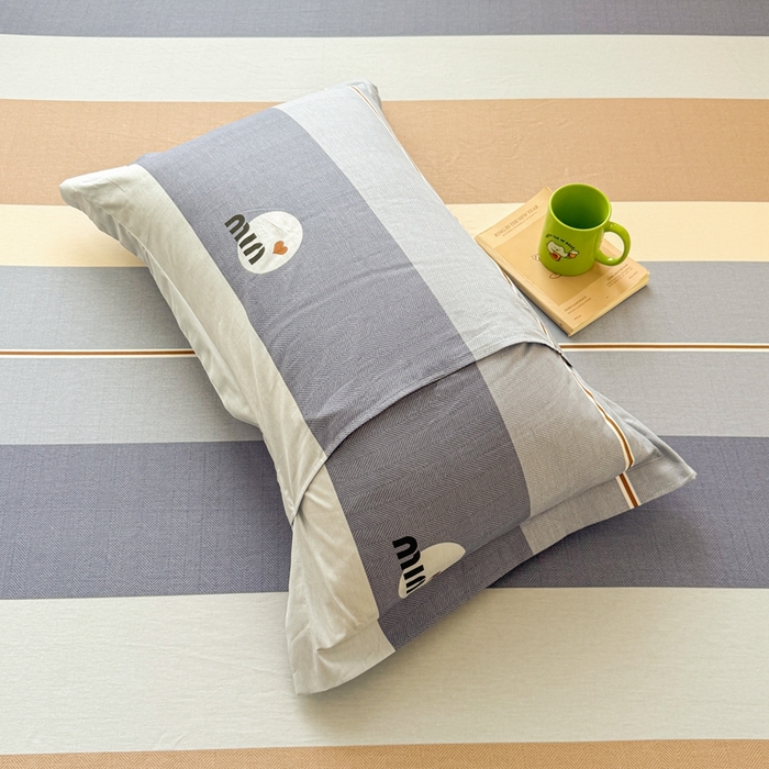 91家纺网 家纺一手货源 找家纺 名优家纺 2025新款全棉纯棉12868韩版小清新系列床笠单件--单床笠 时尚慕斯