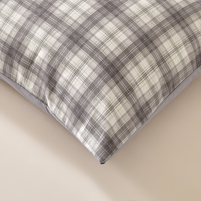 91家纺网 家纺一手货源 找家纺 思雅庭 2025新款新疆长绒棉生态棉花被子被芯 幻影格 咖