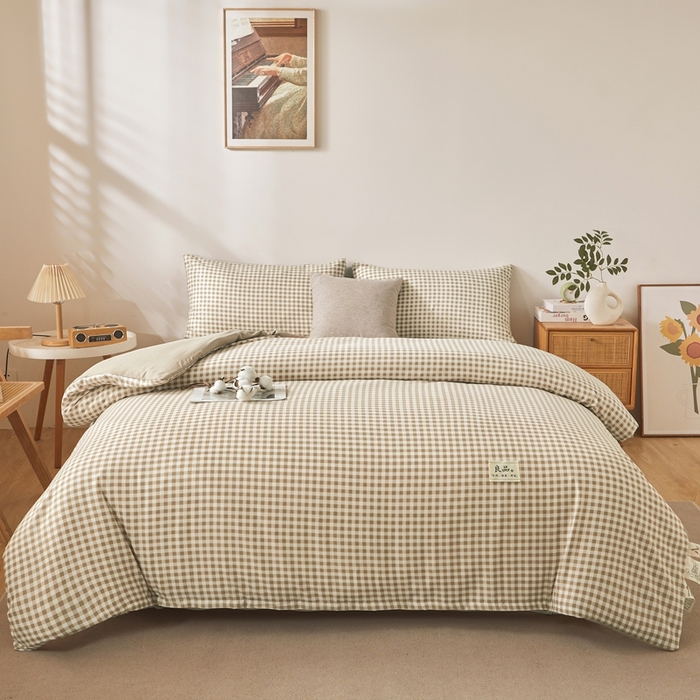 91家纺网 家纺一手货源 找家纺 思雅庭 2025新款新疆长绒棉生态棉花被子被芯 咖小格