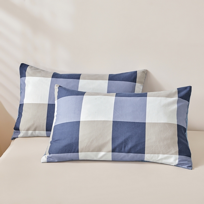 91家纺网 家纺一手货源 找家纺 思雅庭 2025新款新疆长绒棉生态棉花被子被芯 蓝大格