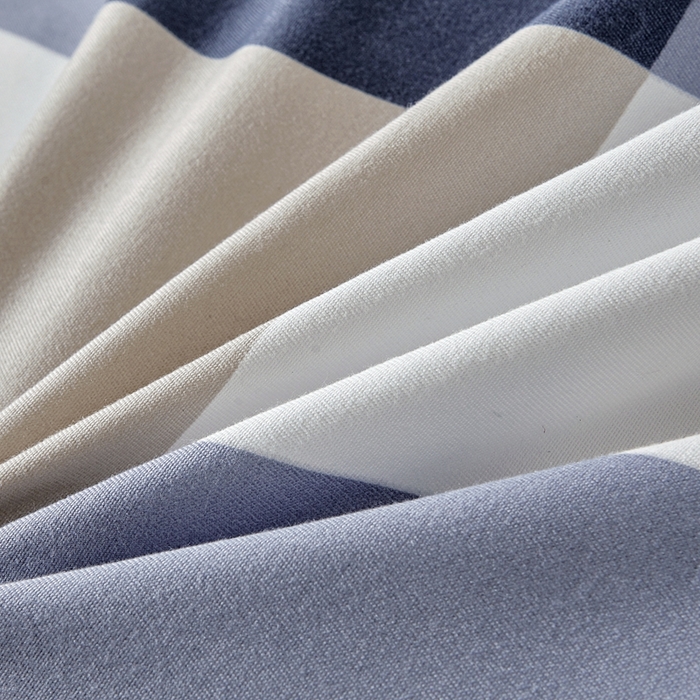 91家纺网 家纺一手货源 找家纺 思雅庭 2025新款新疆长绒棉生态棉花被子被芯 蓝大格