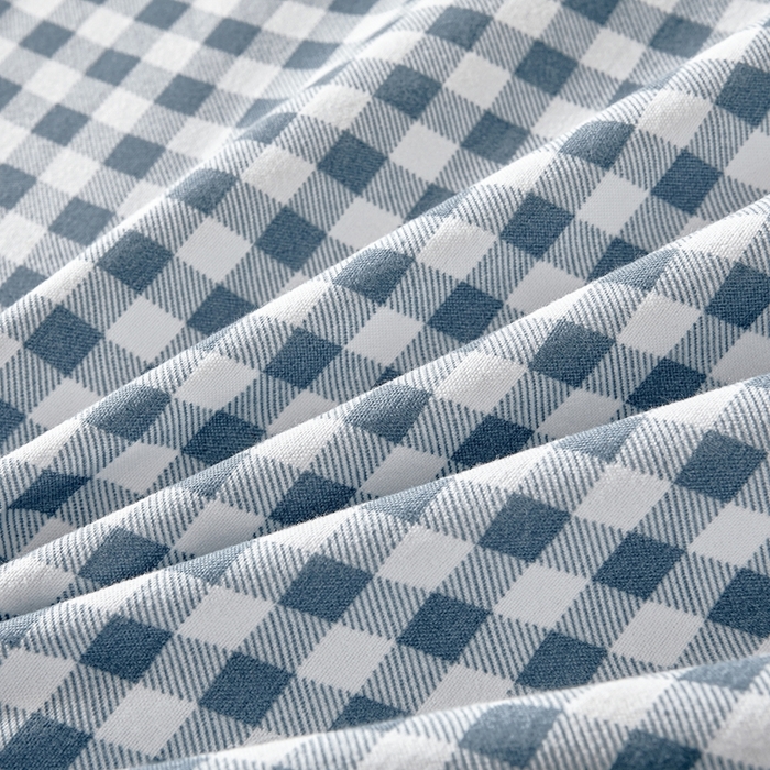 91家纺网 家纺一手货源 找家纺 思雅庭 2025新款新疆长绒棉生态棉花被子被芯 蓝小格