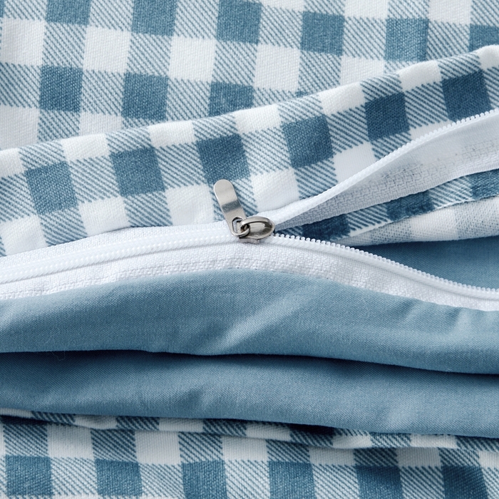 91家纺网 家纺一手货源 找家纺 思雅庭 2025新款新疆长绒棉生态棉花被子被芯 蓝小格