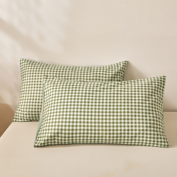 91家纺网 家纺一手货源 找家纺 思雅庭 2025新款新疆长绒棉生态棉花被子被芯 绿小格