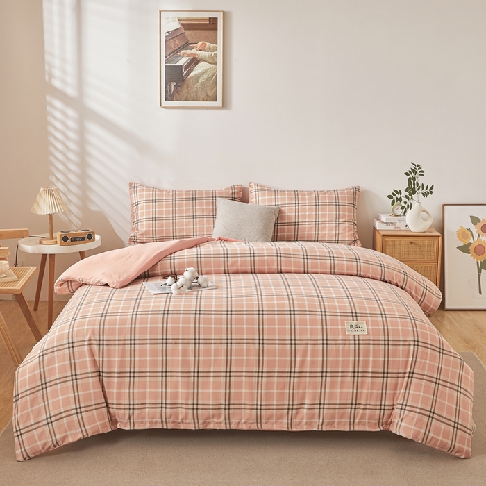 91家纺网 家纺一手货源 找家纺 思雅庭 2025新款新疆长绒棉生态棉花被子被芯 莫妮格 桔