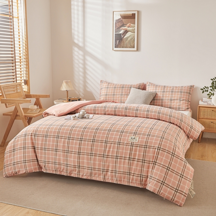 91家纺网 家纺一手货源 找家纺 思雅庭 2025新款新疆长绒棉生态棉花被子被芯 莫妮格 桔