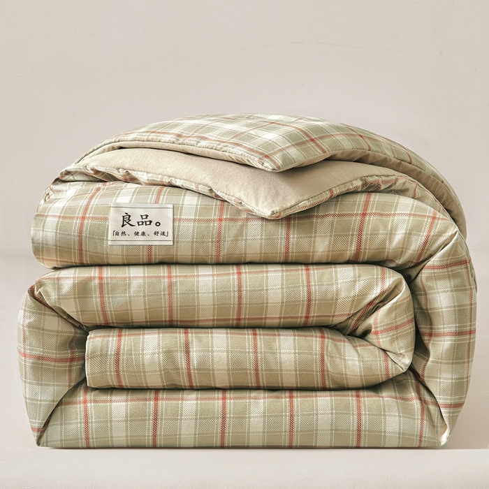 91家纺网 家纺一手货源 找家纺 思雅庭 2025新款新疆长绒棉生态棉花被子被芯 莫桑格 卡其