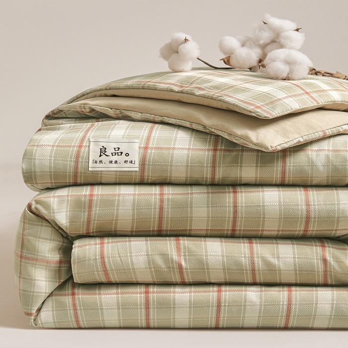 91家纺网 家纺一手货源 找家纺 思雅庭 2025新款新疆长绒棉生态棉花被子被芯 莫桑格 卡其