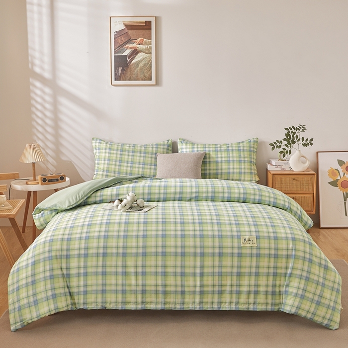 91家纺网 家纺一手货源 找家纺 思雅庭 2025新款新疆长绒棉生态棉花被子被芯 莫桑格 蓝绿