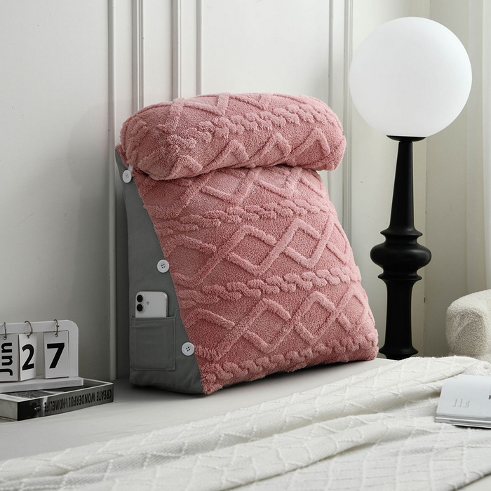 91家纺网 家纺一手货源 找家纺 （总）爱妮灵蚊帐 2025新款塔芙绒头枕三角靠垫代发货