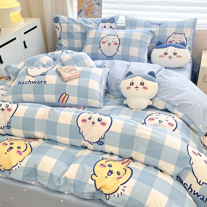 91家纺网 家纺一手货源 找家纺 （总）暮思家居 2025新款正版授权吉伊卡哇全棉四件套系列