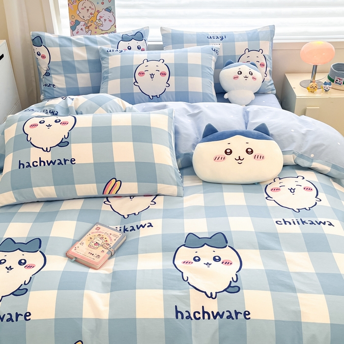 91家纺网 家纺一手货源 找家纺 （总）暮思家居 2025新款正版授权吉伊卡哇全棉四件套系列