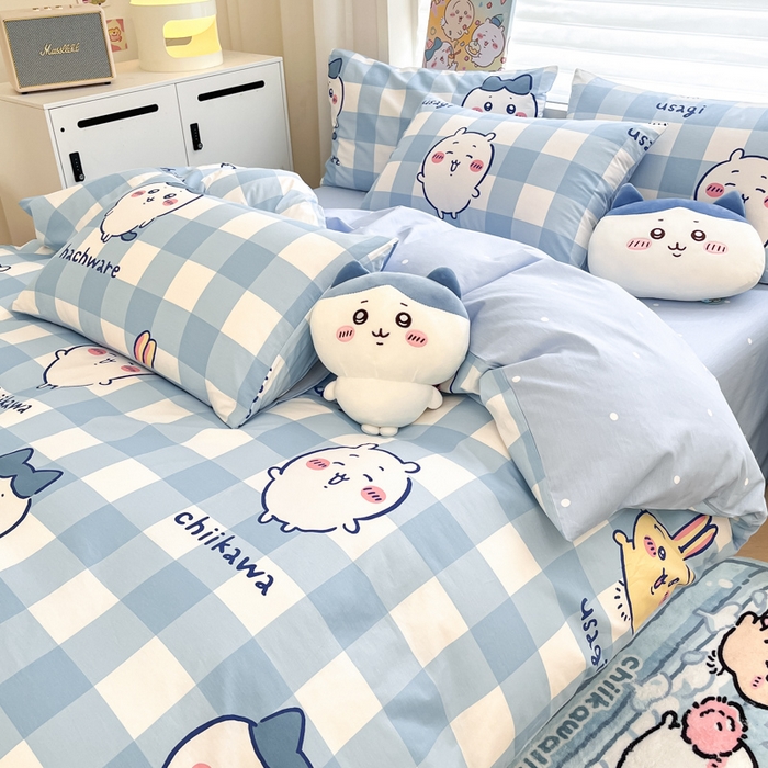 91家纺网 家纺一手货源 找家纺 （总）暮思家居 2025新款正版授权吉伊卡哇全棉四件套系列