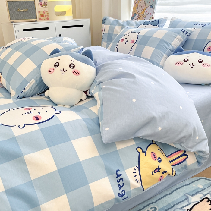 91家纺网 家纺一手货源 找家纺 （总）暮思家居 2025新款正版授权吉伊卡哇全棉四件套系列