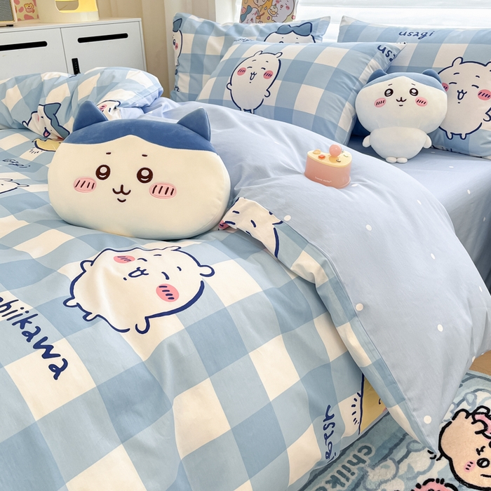 91家纺网 家纺一手货源 找家纺 （总）暮思家居 2025新款正版授权吉伊卡哇全棉四件套系列