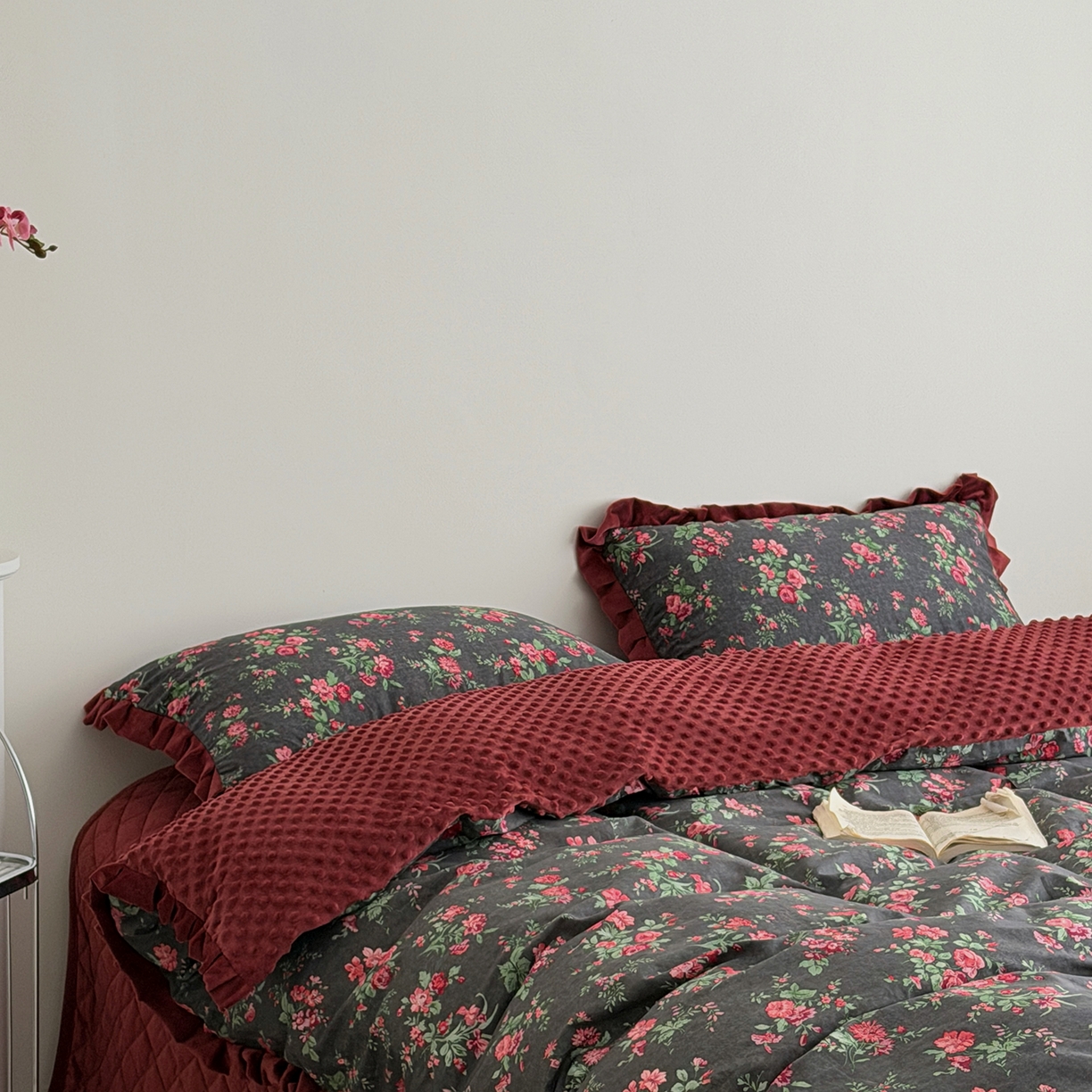 91家纺网 家纺一手货源 找家纺 （总）佰织鑫家居 2025新款木耳边棉加绒床盖款四件套