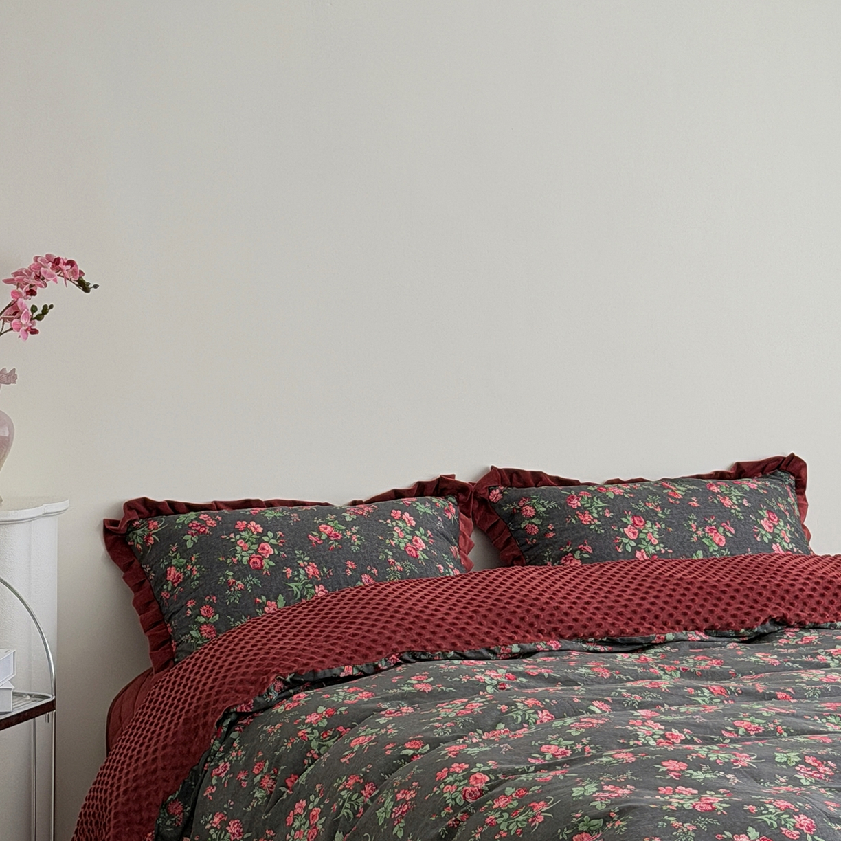 91家纺网 家纺一手货源 找家纺 （总）佰织鑫家居 2025新款木耳边棉加绒床盖款四件套