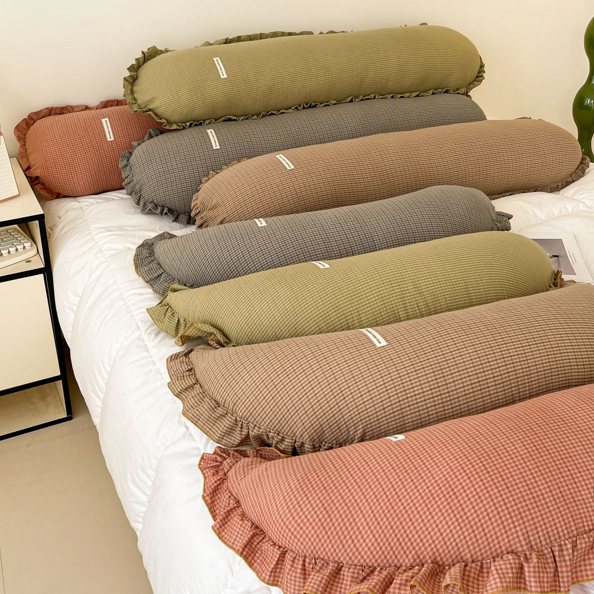 91家纺网 家纺一手货源 找家纺 亦帆枕芯 2025新款全棉纱布长条抱枕月亮抱枕枕芯加枕套可拆洗套装 红色-长条形