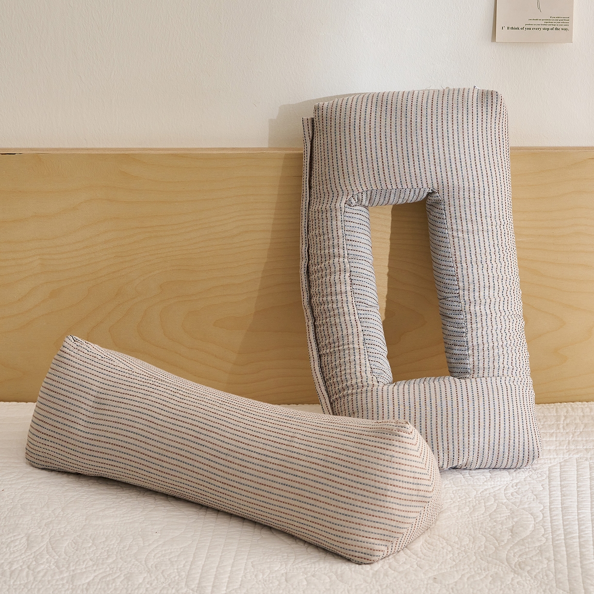 91家纺网 家纺一手货源 找家纺 乐可 2025新款4D护耳组合枕荞麦枕头枕芯 4D护耳组合枕-白