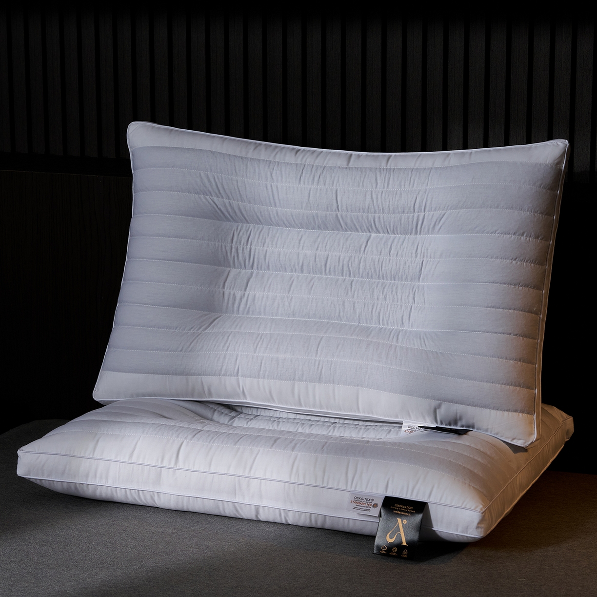 91家纺网 家纺一手货源 找家纺 （总）乐可 2025新款全棉决明子酒店枕枕头枕芯